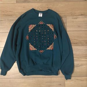 Jerzees Teal Mandela Sweatshirt